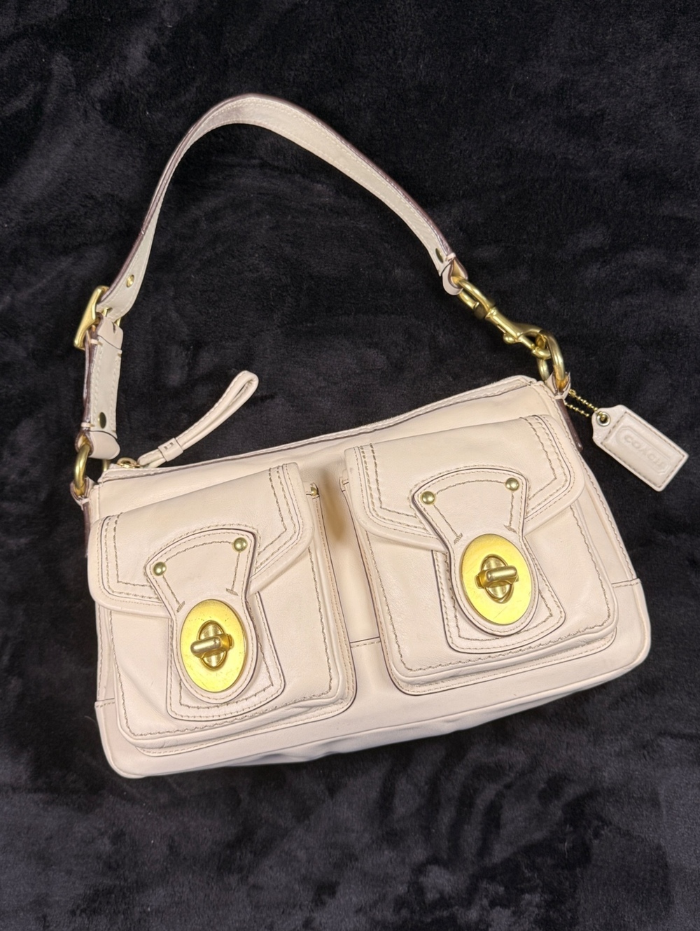 Coach Y2K Legacy Double Turnlock Satchel
